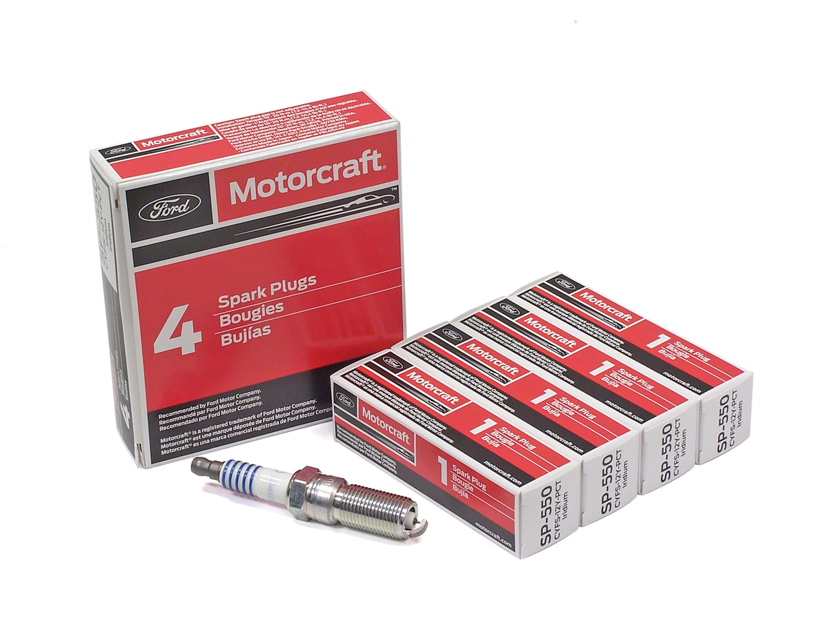 Motorcraft SP-550 CYFS-12Y-PCT Iridium Spark Plugs 4 Pack - FORD