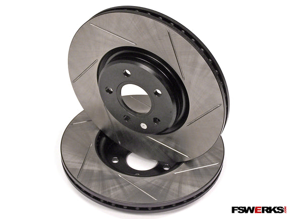 Stoptech StopTech Front Slotted Sport Rotors - Ford Focus ST / Escape - Volvo C70 / S40 / V50