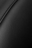 Corbeau Sportline RRX Reclining Seat Pair (Driver & Passenger) - Black Vinyl/White Plaid Cloth 55013PR