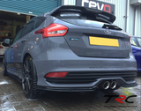 Triple R Composites Rear Skirts/Spats -  Ford Focus ST 2015-2018
