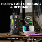 LOKITHOR J1350 Pro 12V LiFePO₄ Jump Starter