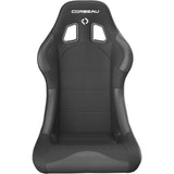 Corbeau Forza Fixed Back Racing Seat - Black Cloth
