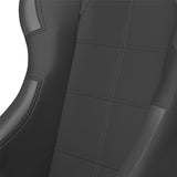 Corbeau Forza Fixed Back Racing Seat - Black Cloth