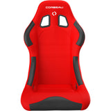 Corbeau Forza Fixed Back Racing Seat - Red Cloth