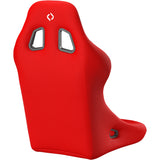 Corbeau Forza Fixed Back Racing Seat - Red Cloth
