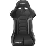 Corbeau FX1 Fixed Back Racing Seat - Black Cloth/Vinyl
