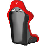 Corbeau FX1 Pro Fixed Back Racing Seat - Black/Red Cloth