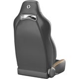 Corbeau Trailcat Reclining Seat Pair (Driver & Passenger) - Black Vinyl/Beige HD Vinyl