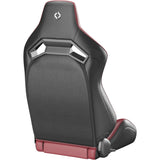 Corbeau Sportline RRX Reclining Seat Pair (Driver & Passenger) - Black Vinyl/Burgandy Vinyl