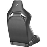 Corbeau Sportline RRX Reclining Seat Pair (Driver & Passenger) - Black Vinyl/Grey HD Vinyl