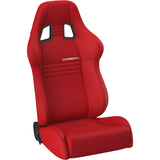 Corbeau A4 Reclining Seat Pair (Driver & Passenger) - Red Cloth