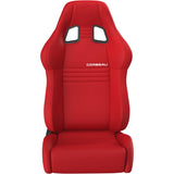 Corbeau A4 Reclining Seat Pair (Driver & Passenger) - Red Cloth