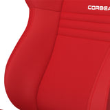 Corbeau A4 Reclining Seat Pair (Driver & Passenger) - Red Cloth