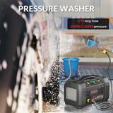 Lokithor AW401 2500A Jump Starter/Air Compressor/Pressure Washer
