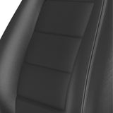 Corbeau Sport Seat Reclining Seat Pair (Driver & Passenger) - Black Vinyl/Cloth