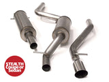 FSWERKS Stainless Steel Catback Stealth Exhaust System - Ford Focus Coupe/Sedan 2000-2011