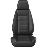 Corbeau Sport Seat Reclining Seat Pair (Driver & Passenger) - Black Leather