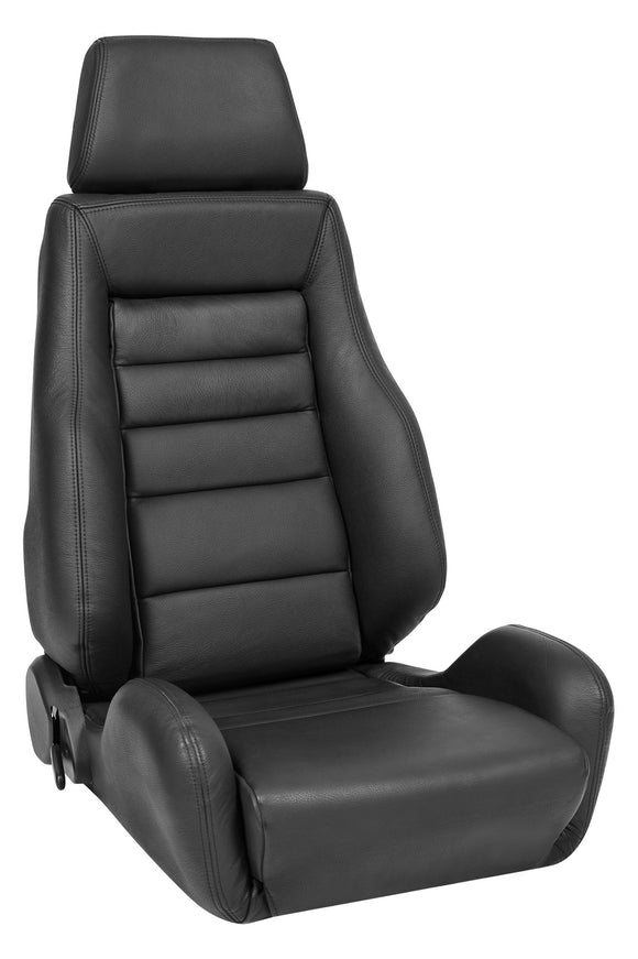 Corbeau GTS II Reclining Seat Pair (Driver & Passenger) - Black Leather