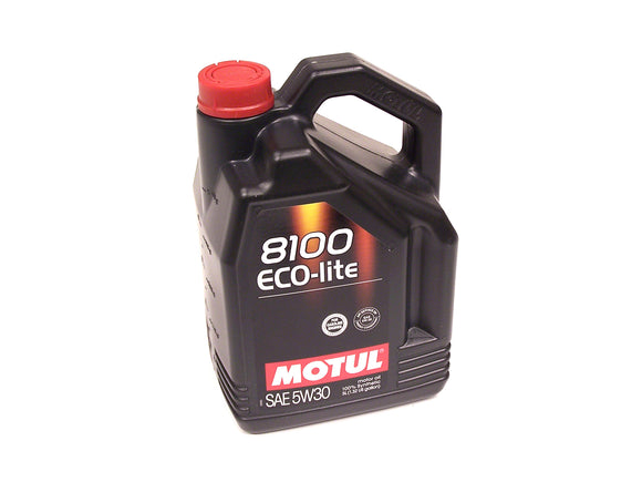Motul Motul 8100 Eco-lite 5w30 Synthetic Oil Gas & Diesel Lubricant- 5.28 Quarts - 5L - 1