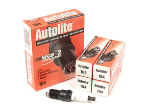 Autolite Autolite 104 Spark Plugs  (4 Pack) - Ford Focus Duratec 2.0L & 2.3L - 1