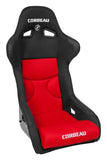 Corbeau FX1 Pro Fixed Back Racing Seat - Black/Red Cloth 29507