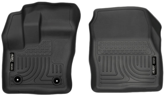 Husky Liners WeatherBeater Black Front Floor Liners - Ford Transit Connect 2014-2019