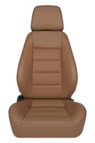 Corbeau Sport Seat Reclining Seat Pair (Driver & Passenger) - Tan Vinyl 90060PR