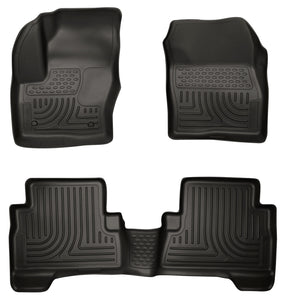 Husky Liners Husky Liners WeatherBeater Black Front & Back Seat Floor Mats - 2013-2014 Ford Escape