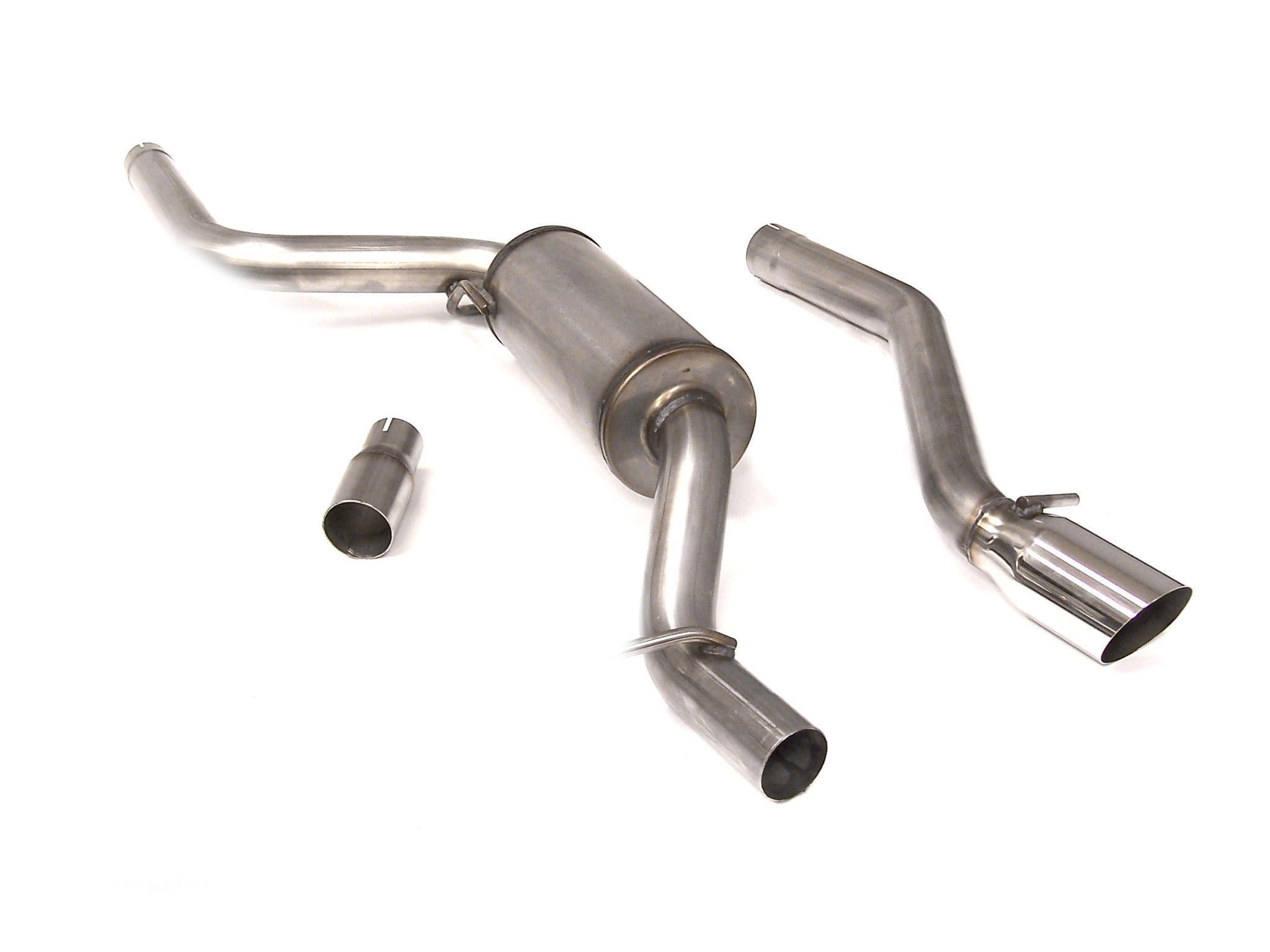FSWERKS Stainless Steel Catback Performance Exhaust System - Ford Focus ZX3/ZX5 Hatchback Duratec 2003-2007
