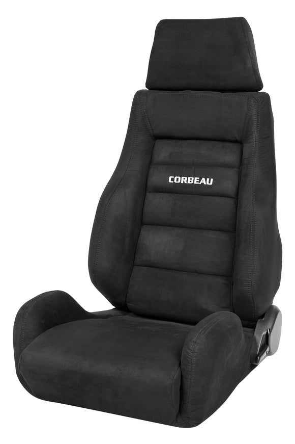Corbeau GTS II Reclining Seat Pair (Driver & Passenger) - Black Microsuede S20301PR