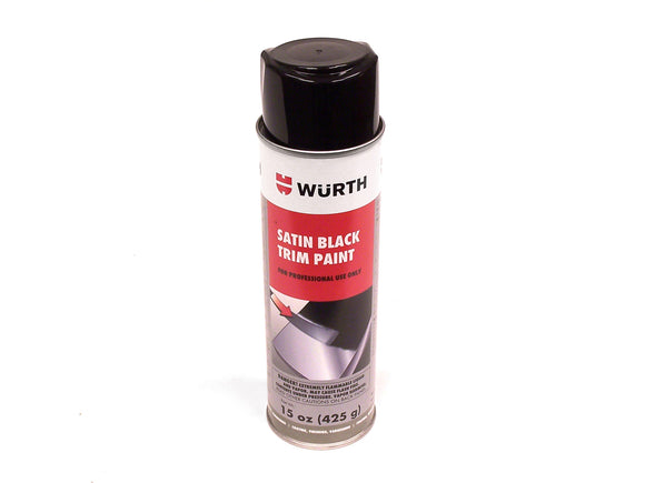 WURTH Satin Black Trim Paint - 15 oz