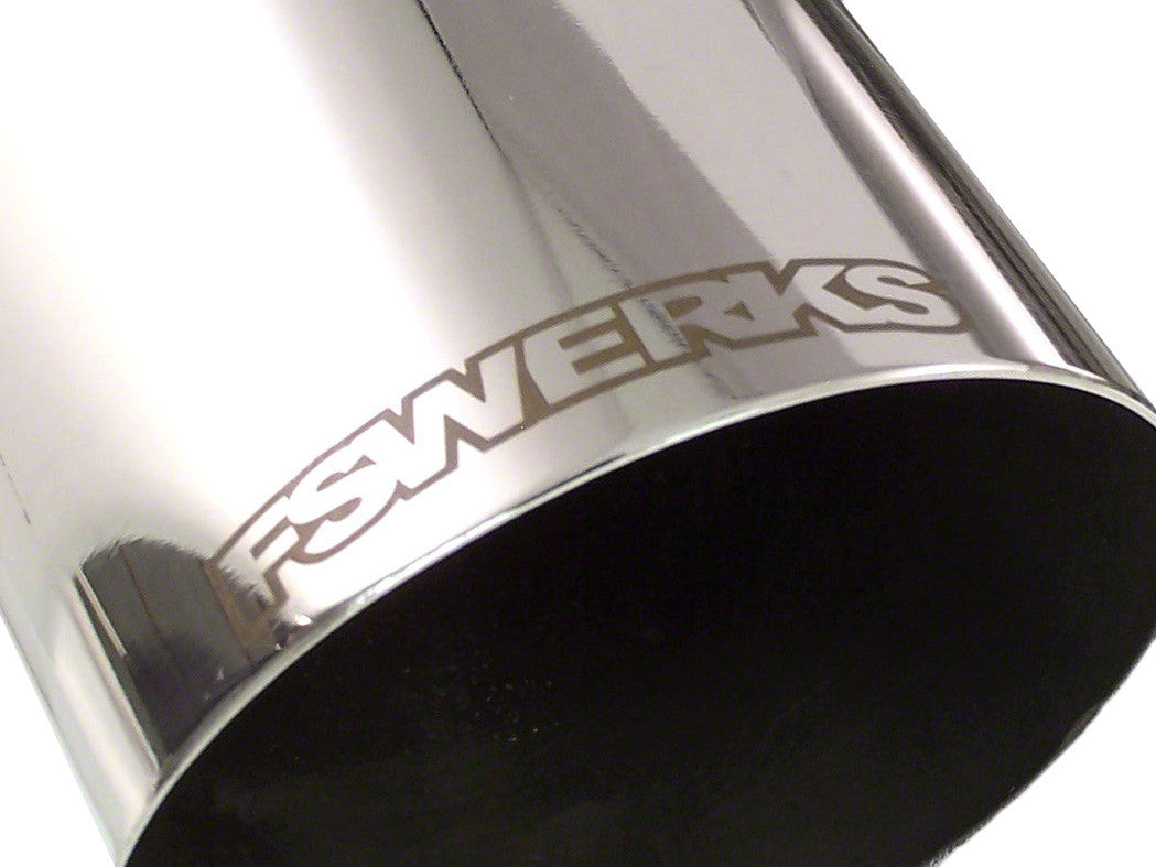 FSWERKS FSWERKS Stainless Steel Exhaust Tip - Single or Dual Angle Cut - 3
